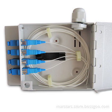 FTTH Box Series for Indoor Applications, Equipped with 4 SC or LC Adapters
